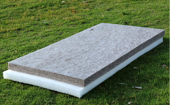 吸音率高，隔音性能好，5cm厚產(chǎn)品的檢測(cè)結(jié)果為NRC(綜合降躁系數(shù))：0.75